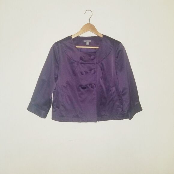 Apt 9 blazer 3/4 sleeves plum color - Picture 1 of 5